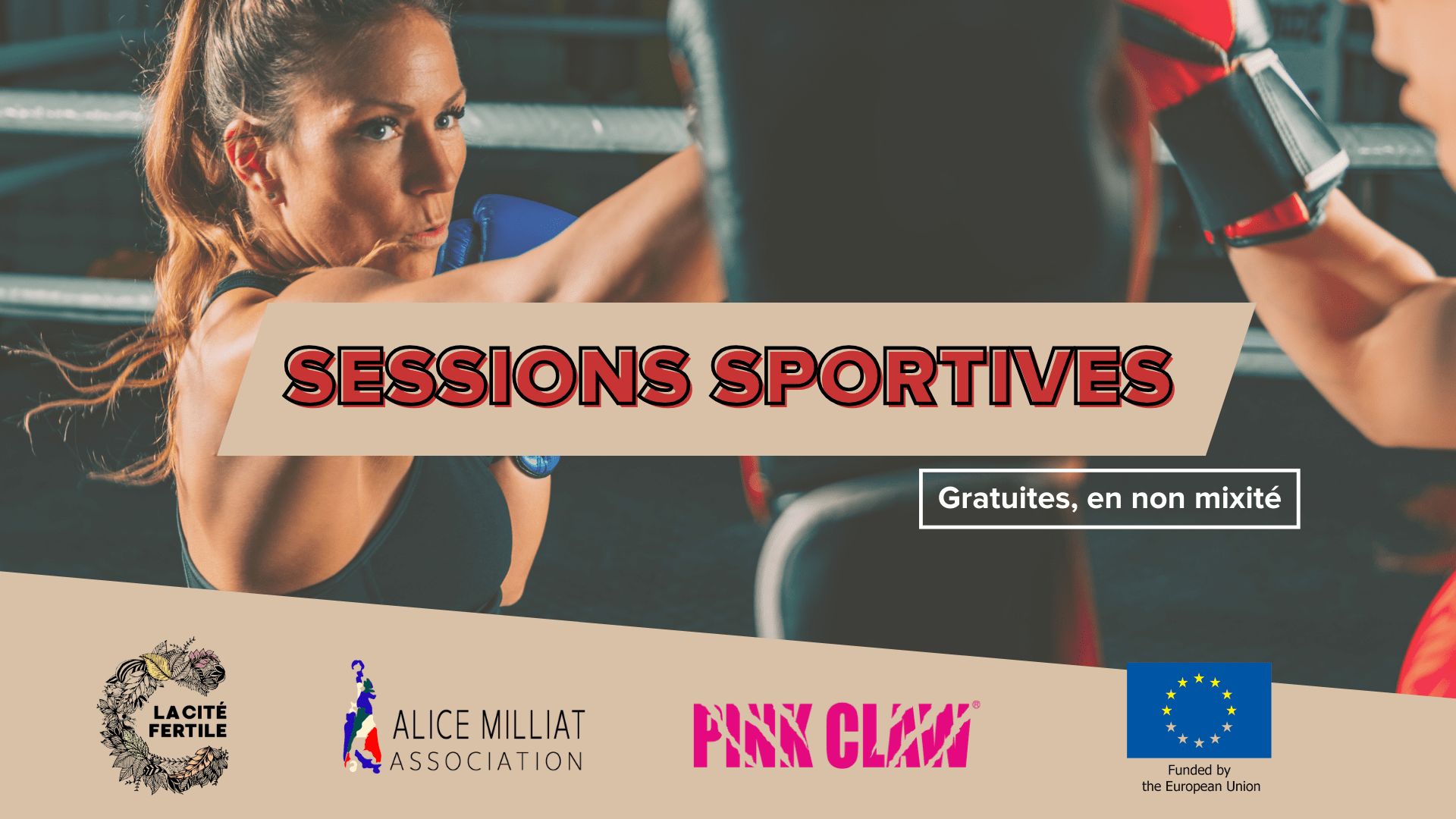 Sessions sportives Pink Claw – gratuit et en non mixité