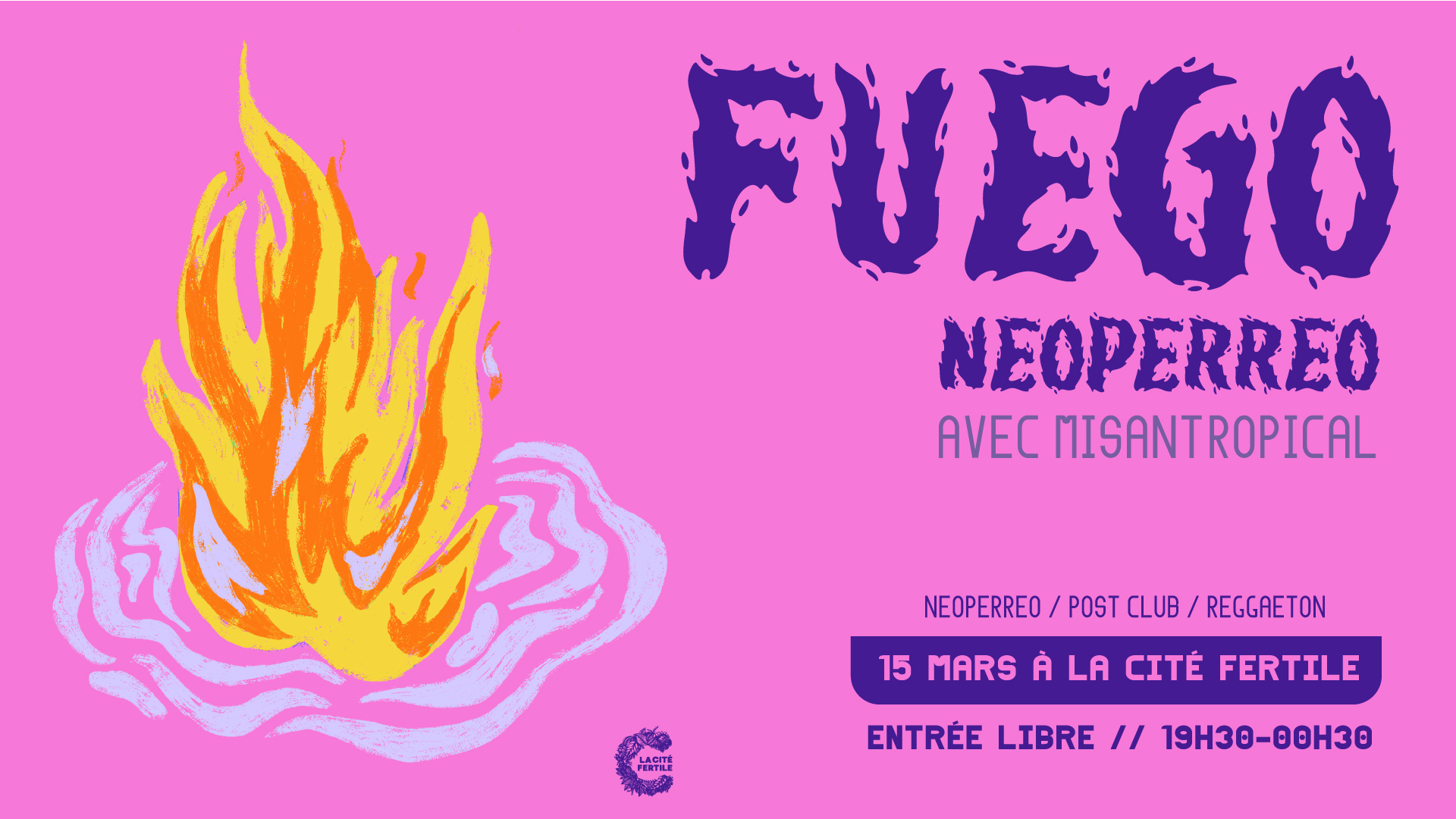 Fuego : soirée neoperreo avec Misantropical