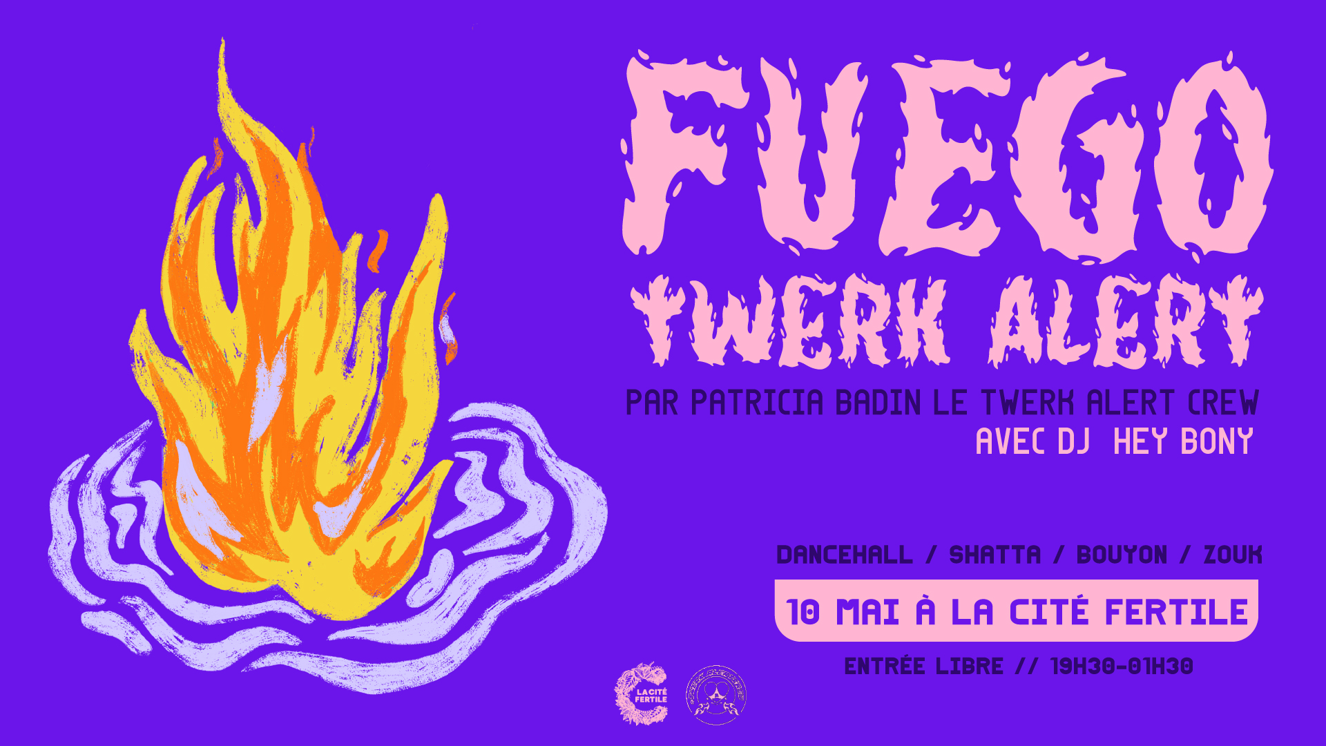Fuego : Twerk Alert // Patricia Badin le Twerk Alert Crew