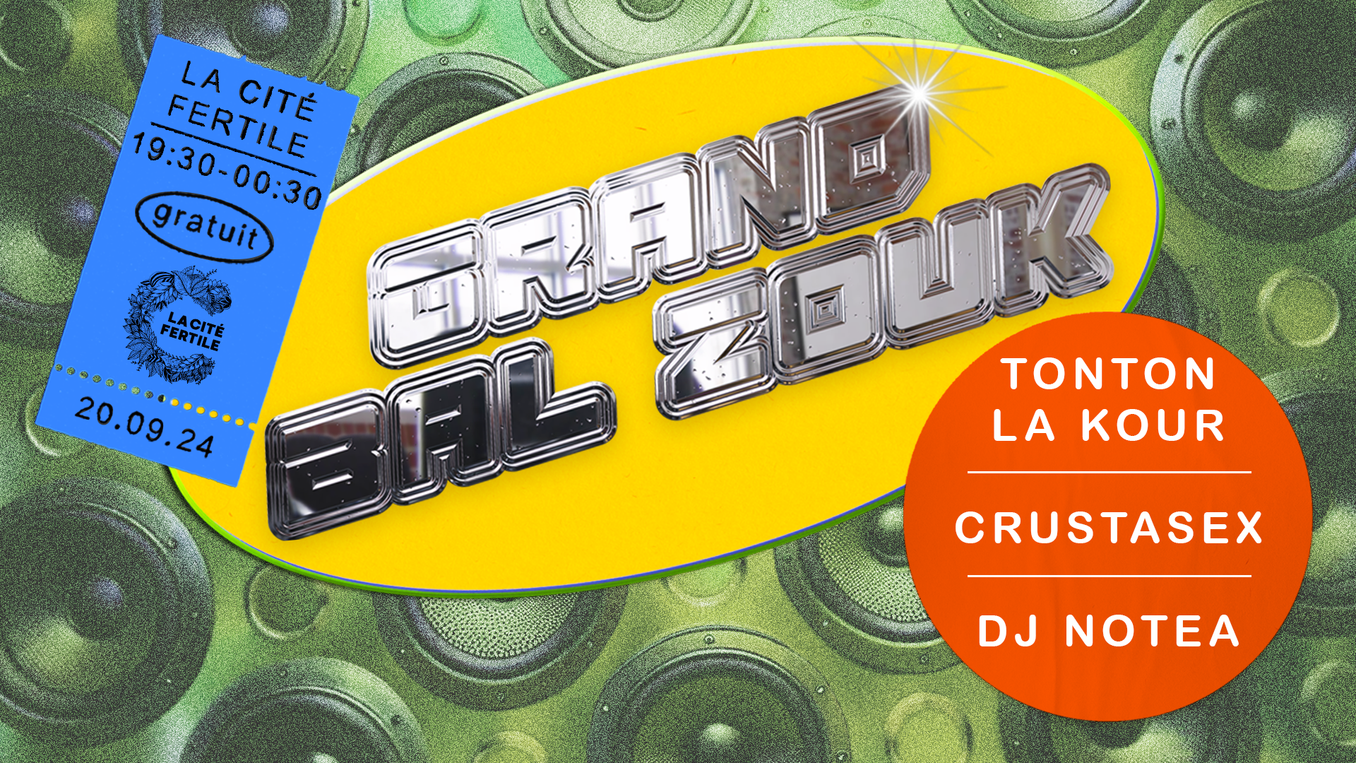 Open air [ Gratuit ] : Grand Bal Zouk