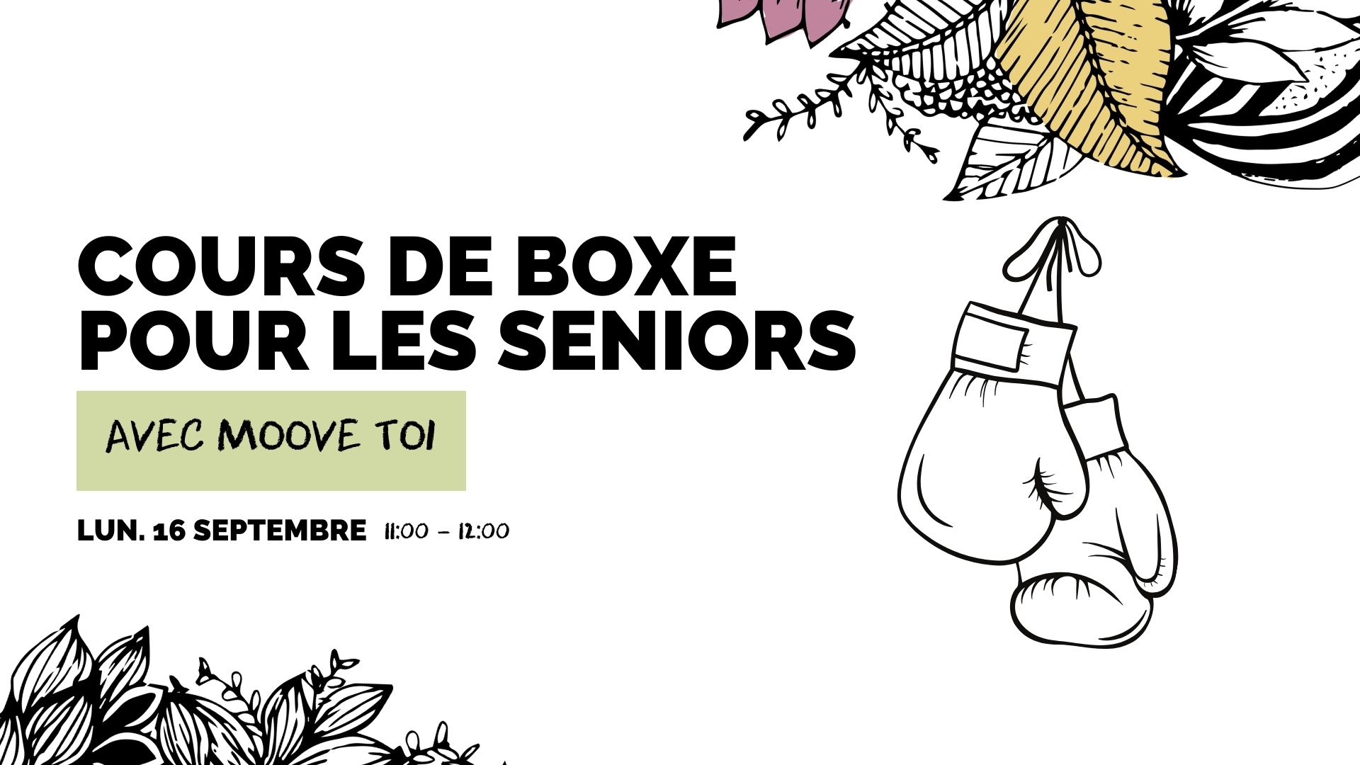 Atelier de boxe adaptée pour les seniors