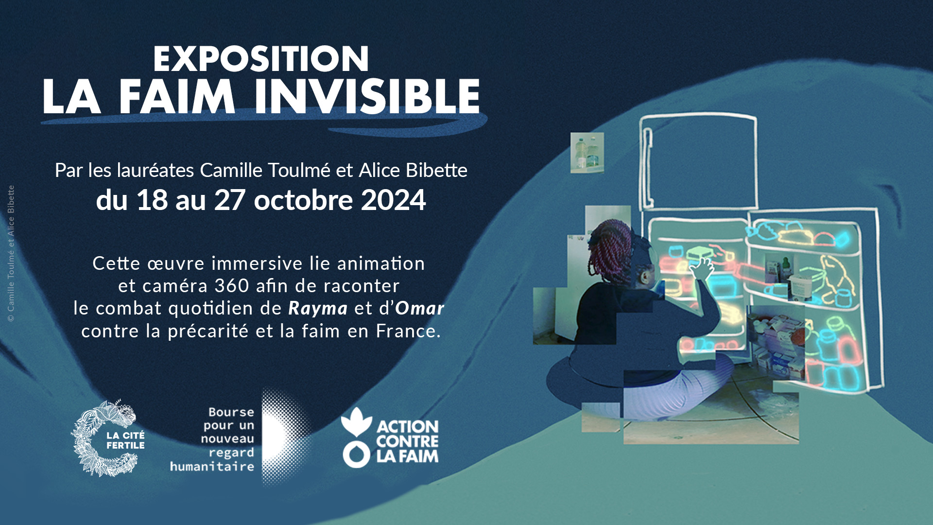 Exposition immersive : La Faim invisible par Action contre la Faim