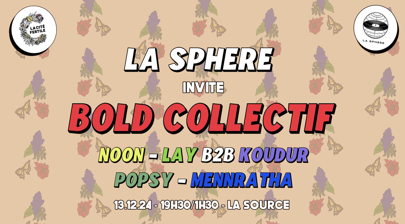 LA SPHERE INVITE BOLD COLLECTIF