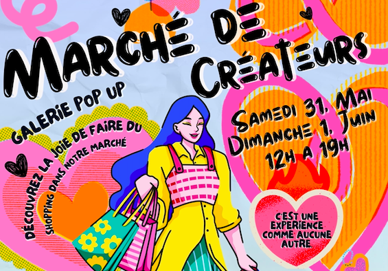 Marché de créateurs par la Galerie Pop Up Paris