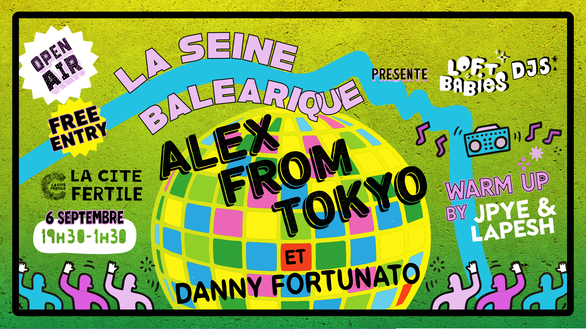 Open air Disco Seine Balearique