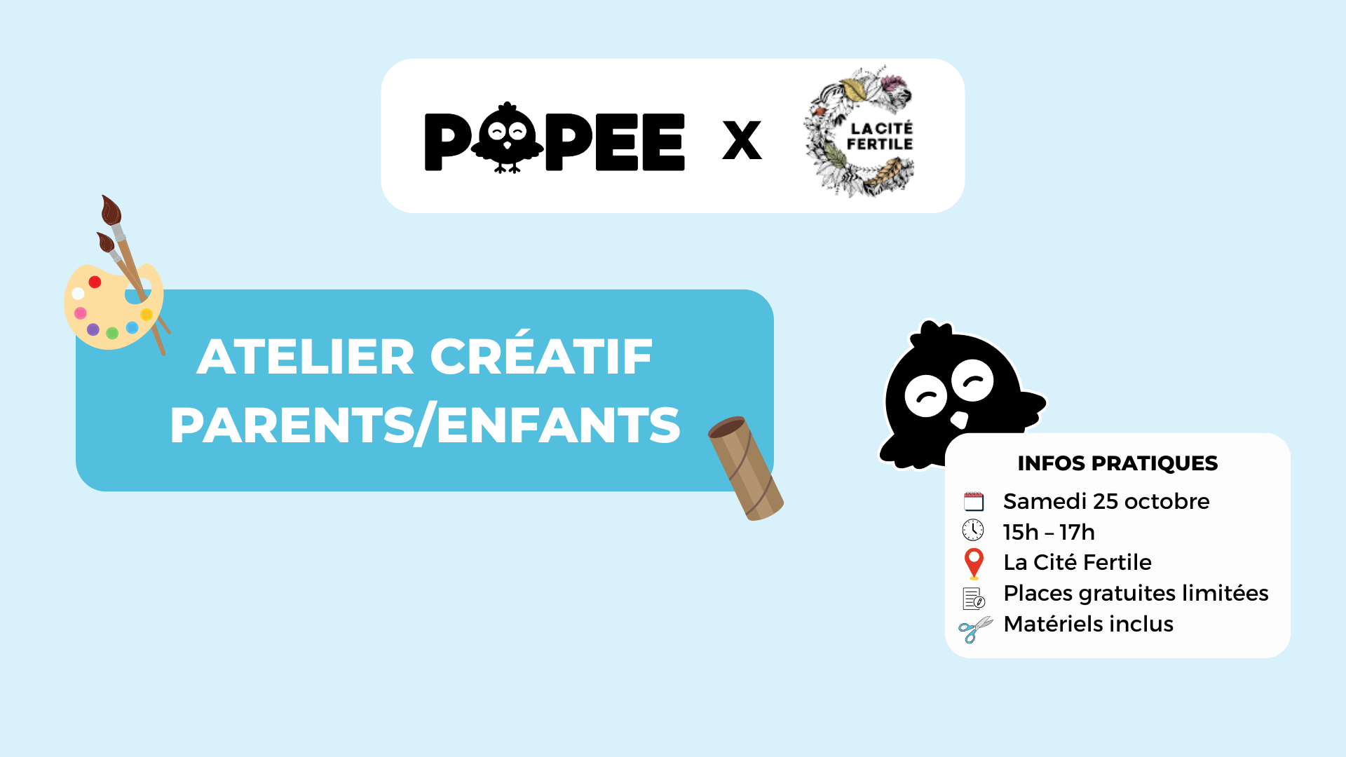 Atelier créatif avec Popee
