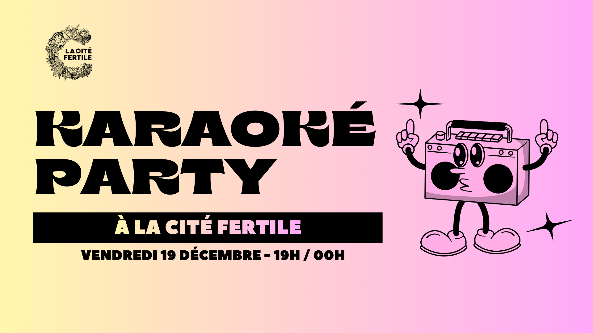 Karaoké Party à la Cité Fertile