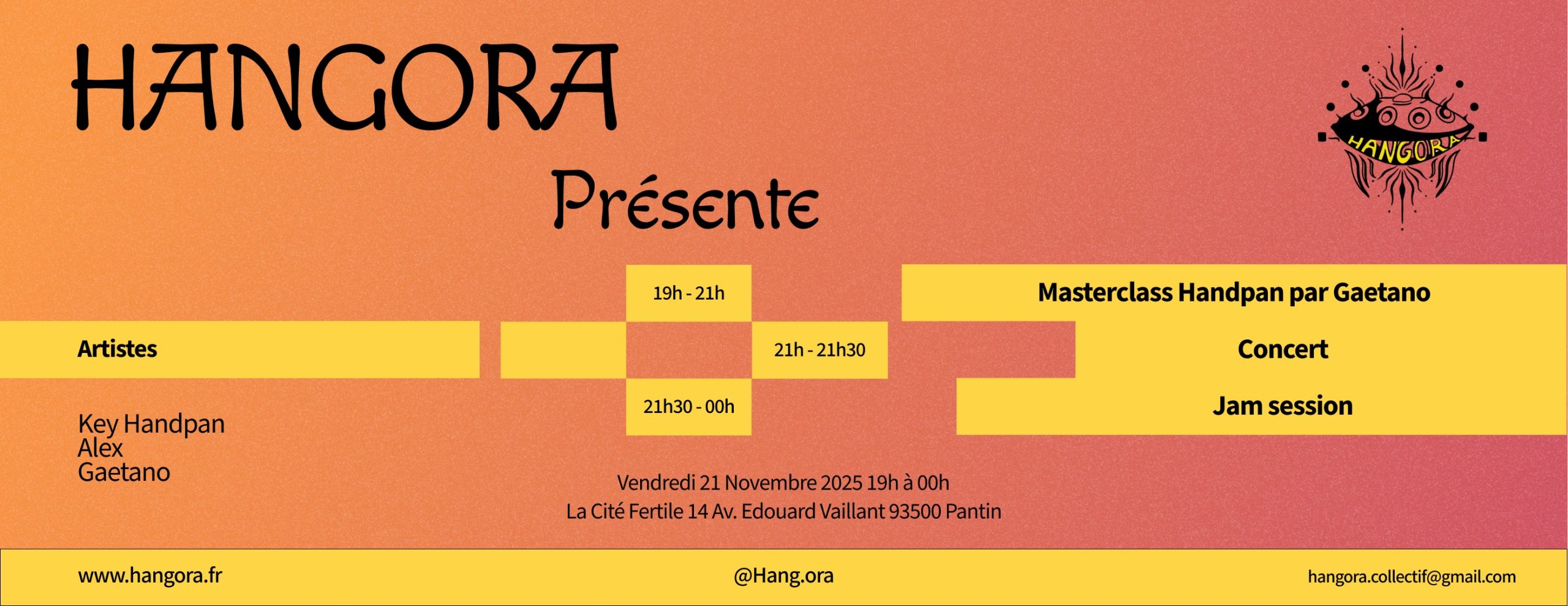 Masterclass & Jam Session Handpan