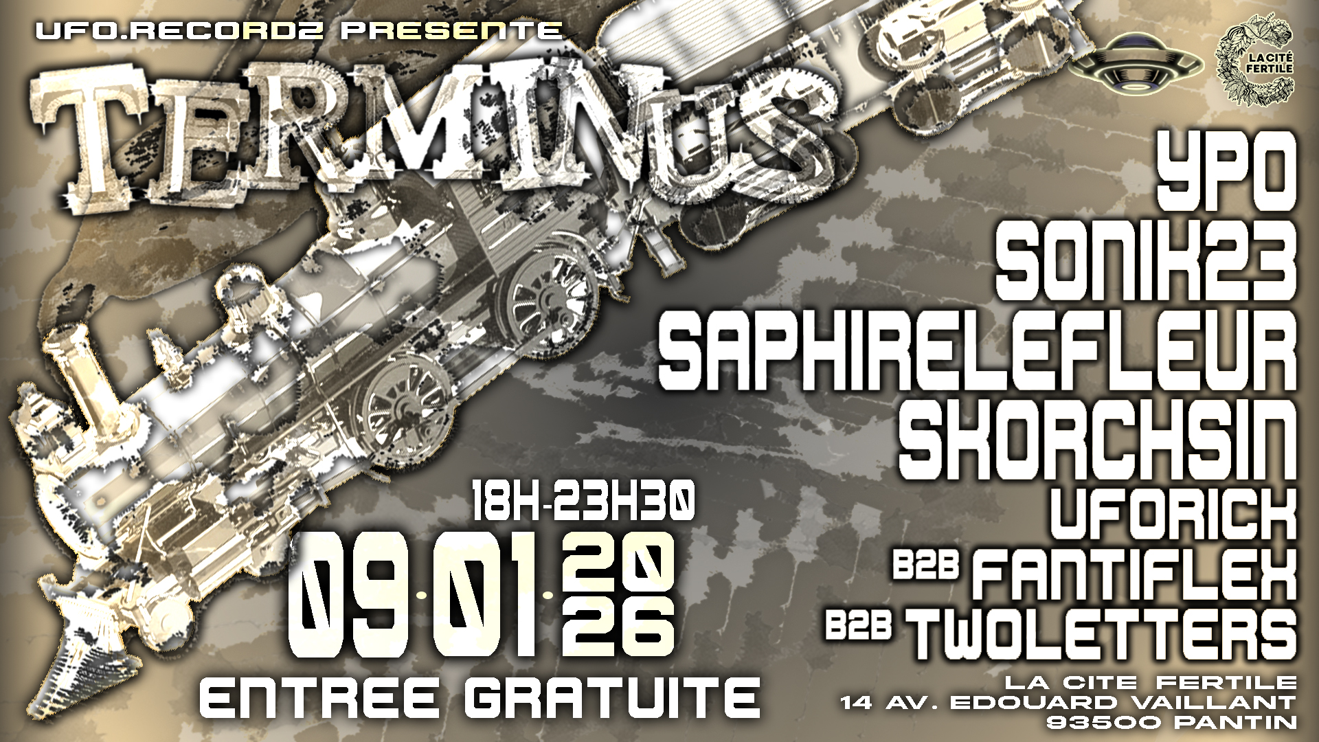 Terminus : ufo.recordz x Cité Fertile