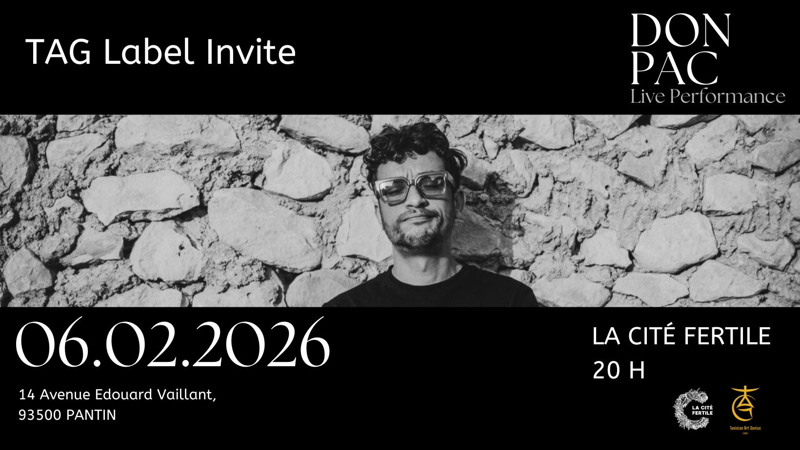 Tag Label invite Don Pac - Live Performance