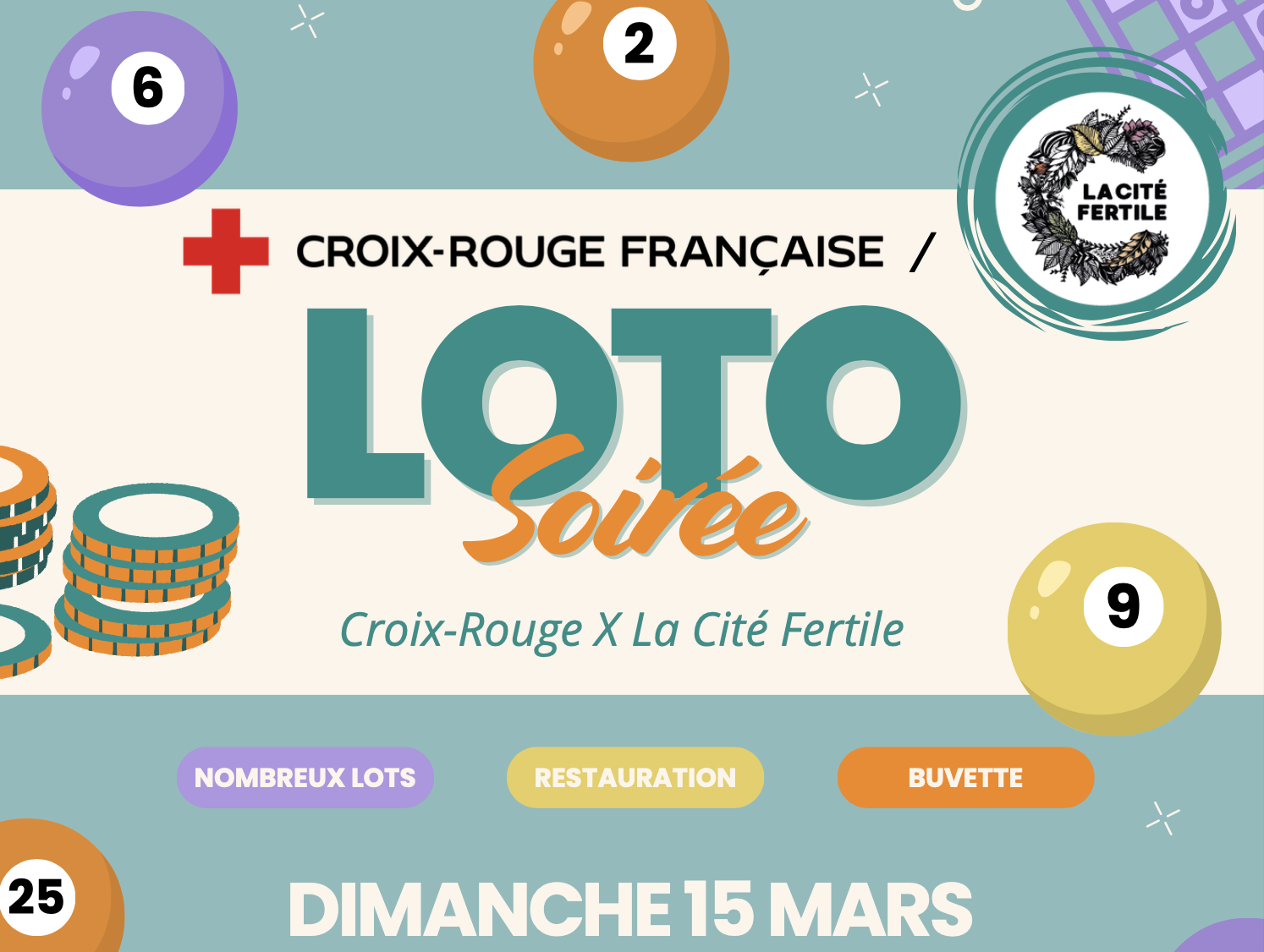 Loto Cité Fertile x Croix Rouge