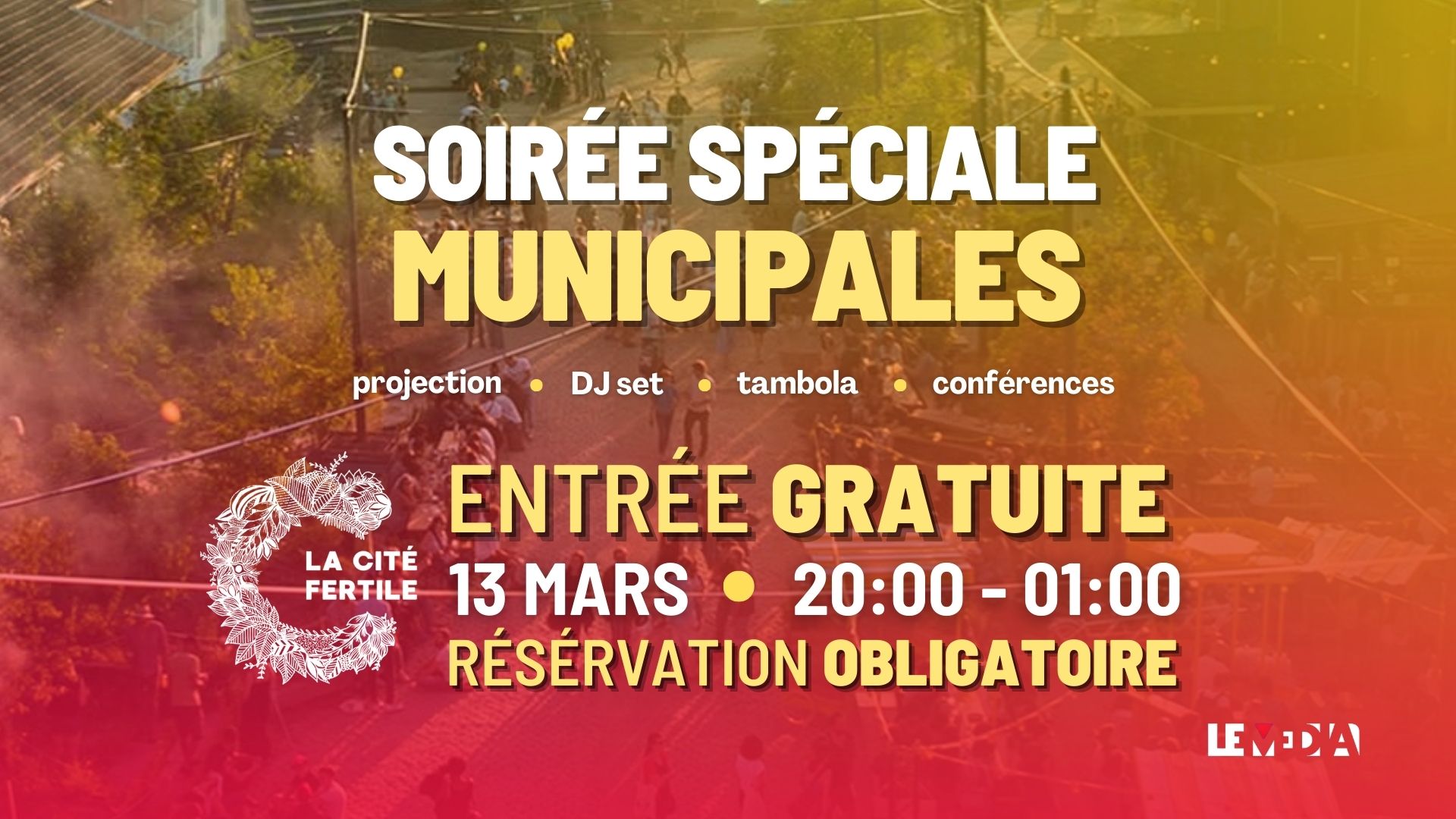 Soirée spéciale pré-municipales avec Le Média TV