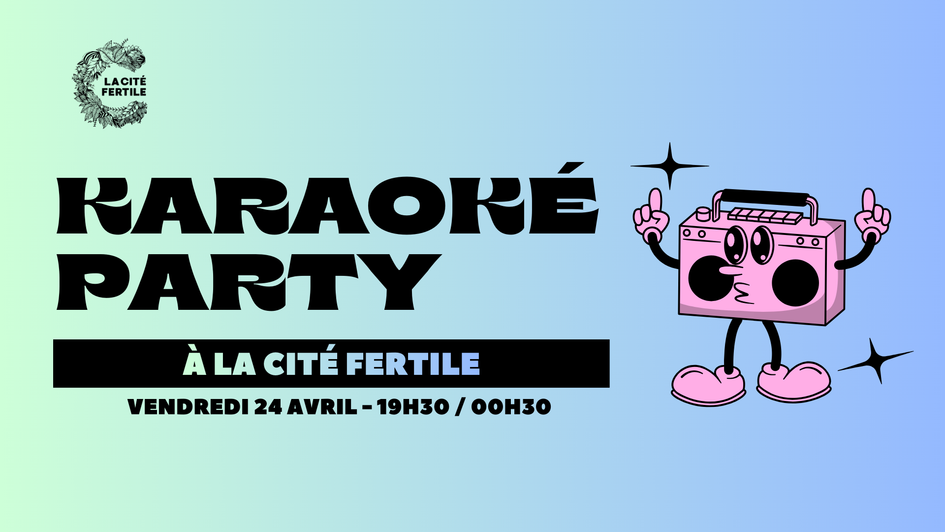 Karaoké Party à la Cité Fertile