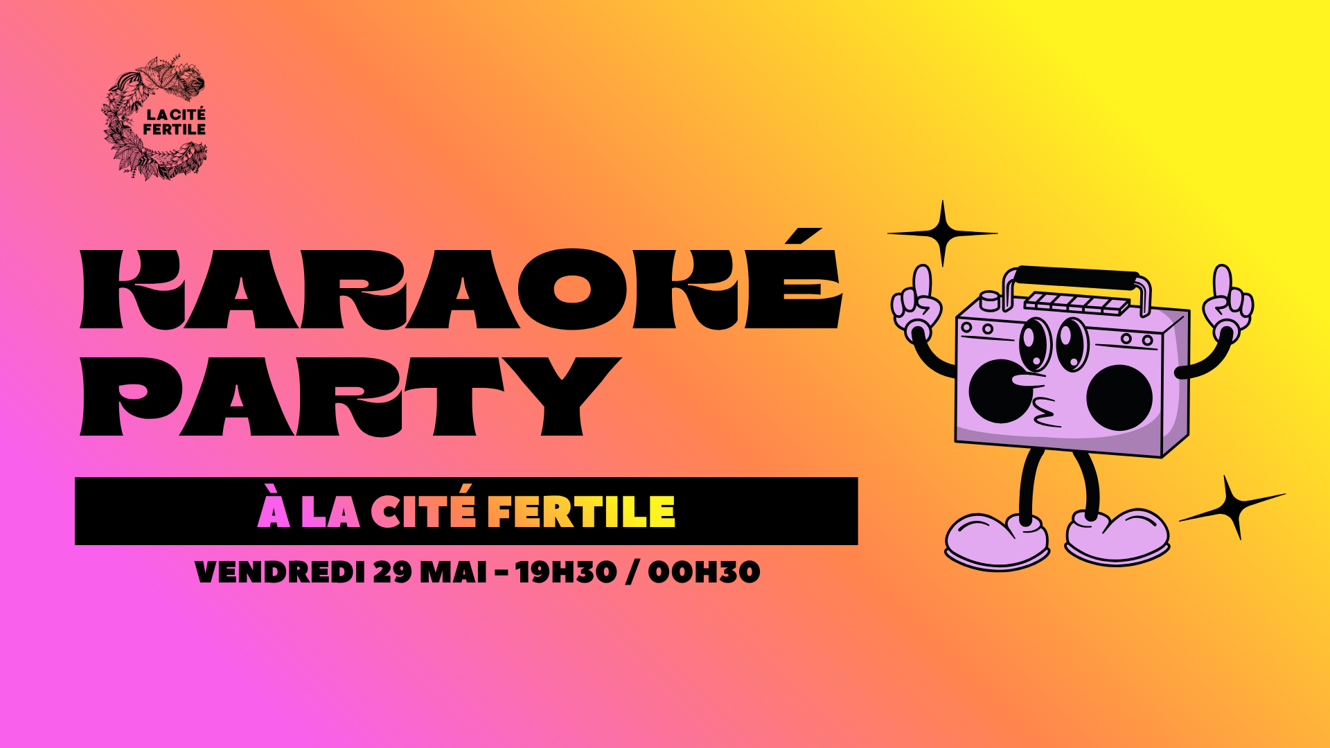 Karaoké Party à la Cité Fertile