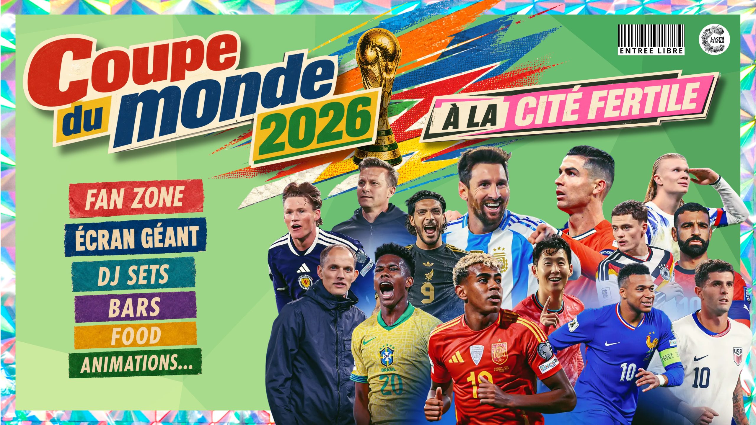 Coupe du monde 2026 à la Cité Fertile