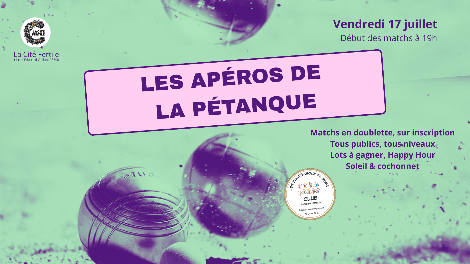 Les Apéros de la Pétanque